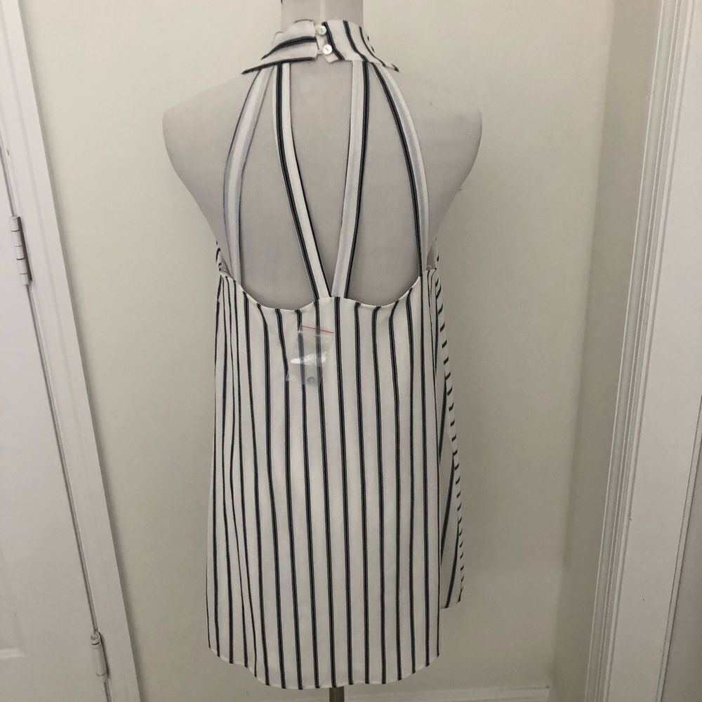 HYFVE striped flowy A line mini dress S - Picture 4 of 9